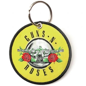 Guns N' Roses - Guns N' Roses Keychain: Classic Circle Logo (Double Sided Patch) ryhmässä MERCH @ Bengans Skivbutik AB (3880844)