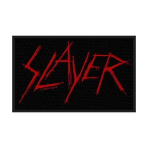 Slayer - Scratched Logo Standard Patch ryhmässä MERCH @ Bengans Skivbutik AB (3881347)