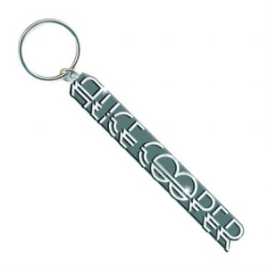Alice Cooper - KEYCHAIN: DECO LOGO (DIE-CAST RELIEF) ryhmässä MERCHANDISE / Merch / Hårdrock @ Bengans Skivbutik AB (3882360)