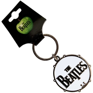 The Beatles - Drum Logo Keychain ryhmässä Minishops / Beatles @ Bengans Skivbutik AB (3882384)