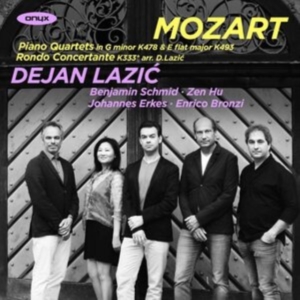 Mozart W A - Piano Quartets, Rondo Concertante ryhmässä CD @ Bengans Skivbutik AB (3899897)