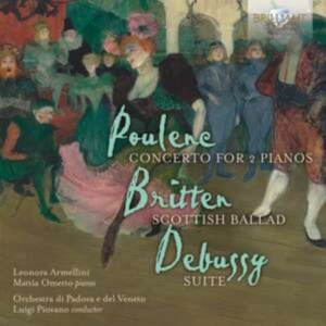 Britte Benjamin Debussy Claude - Concerto For 2 Pianos Scottish Bal ryhmässä CD @ Bengans Skivbutik AB (3911037)