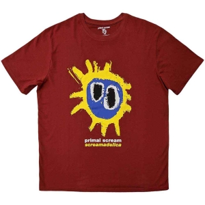 Primal Scream - Screamadelica Red Uni Tee T-Shirt ryhmässä Minishops / Primal Scream @ Bengans Skivbutik AB (3921963r)