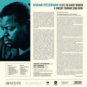 Oscar Peterson - Plays The Harry Warren & Vincent Youmans Song Book ryhmässä VINYYLI @ Bengans Skivbutik AB (3922605)