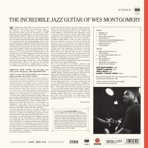 Wes Montgomery - The Incredible Jazz Guitar Of Wes Montgomery ryhmässä VINYYLI @ Bengans Skivbutik AB (3924375)