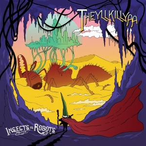 Insects Vs. Robots - Theyllkillya ryhmässä VINYYLI @ Bengans Skivbutik AB (3928119)