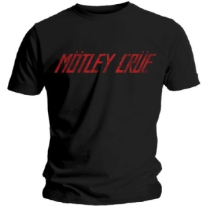 Mötley Crue - Mötley Crue unisex tee : Distressed logo ryhmässä MERCH @ Bengans Skivbutik AB (3932677)