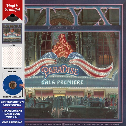 Styx - Paradise Theatre -Coloure ryhmässä VINYYLI / Rock @ Bengans Skivbutik AB (3934741)