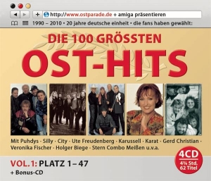 Various - Die Ultimative Ostparade - Top 100 Folge 1 ryhmässä CD @ Bengans Skivbutik AB (3935248)