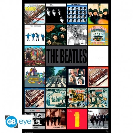 The Beatles - Albums Poster 91,5x61 ryhmässä MERCH / Julisteet @ Bengans Skivbutik AB (3939644)