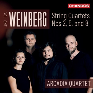 Weinberg Mieczyslaw - String Quartets, Vol.1 - Nos. 2, 5, ryhmässä CD @ Bengans Skivbutik AB (3949106)