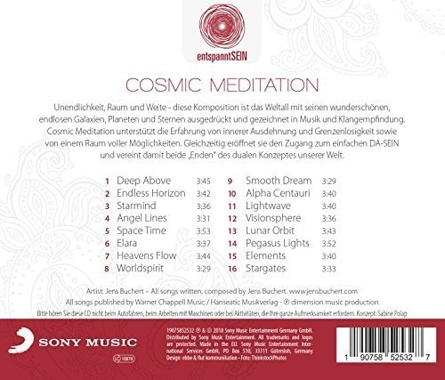 Buchert Jens - Entspanntsein: Cosmic.. ryhmässä CD / Worldmusic/ Folkmusik @ Bengans Skivbutik AB (3950962)