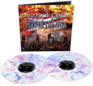 Primal Fear - Live In The Usa (White W Blue+Red M ryhmässä VINYYLI @ Bengans Skivbutik AB (3952417)