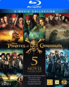 Movie - Pirates Of The Caribbean 1-5 Bd Box/Scan ryhmässä Elokuva / Film Blu-ray @ Bengans Skivbutik AB (3962026)