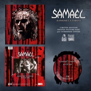 Samael - Baphomets Throne (Pic Disc Shaped) ryhmässä VINYYLI @ Bengans Skivbutik AB (3969989)