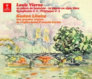 GASTON LITAIZE - VIERNE: 24 PIÈCES DE FANTAISIE ryhmässä CD @ Bengans Skivbutik AB (3976775)