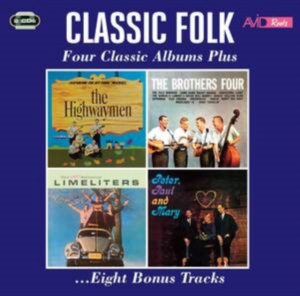 Blandade Artister - Classic Folk - Four Classic Albums ryhmässä CD @ Bengans Skivbutik AB (3980776)