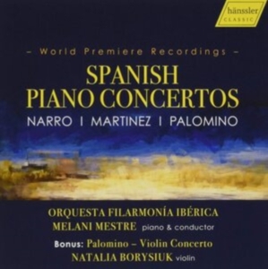 Martinez Mariana Narro Manuel P - Spanish Piano Concertos ryhmässä CD @ Bengans Skivbutik AB (3985415)