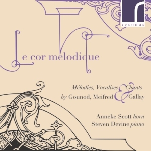 Gounod Charles François Meifred - Le Cor Mélodique: Mélodies, Vocalis ryhmässä CD @ Bengans Skivbutik AB (3985426)