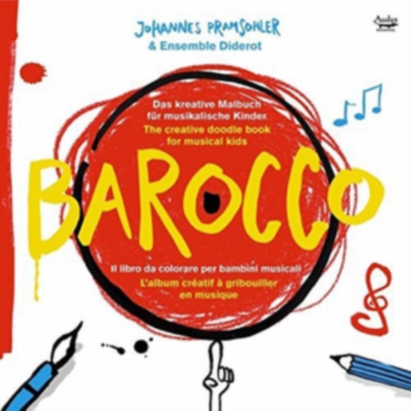 Pramsohler Johannes - Barocco - Creative Doodle Book For Music ryhmässä CD / Övrigt @ Bengans Skivbutik AB (3995309)