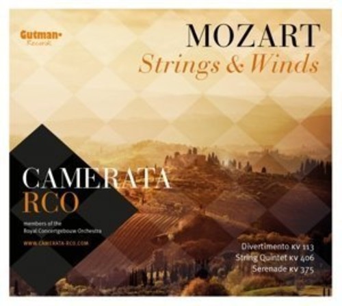 Camerata Rco - Mozart - Strings & Winds ryhmässä CD / Övrigt @ Bengans Skivbutik AB (3995598)