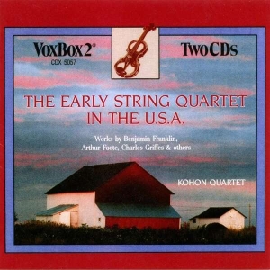 Various - Early String Quartet In The Usa ryhmässä CD @ Bengans Skivbutik AB (3996722)