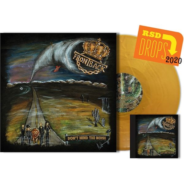 Frontback - Dont Mind The Noise (Gold Lp + Cd) ryhmässä VINYYLI / Hårdrock/ Heavy metal @ Bengans Skivbutik AB (4000391)