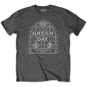 Green Day - Green Day Unisex Tee : Stained Glass Arc ryhmässä MERCH @ Bengans Skivbutik AB (4002090r)