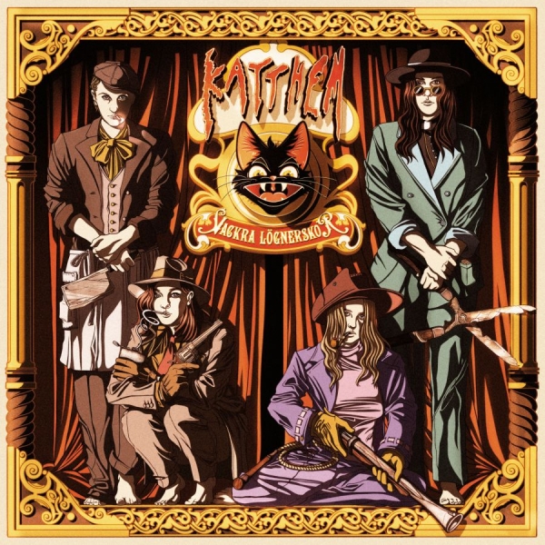 Katthem - Vackra Lögnerskor (Gold & Black) ryhmässä Minishops / Welfare Sounds & Records @ Bengans Skivbutik AB (4002284)