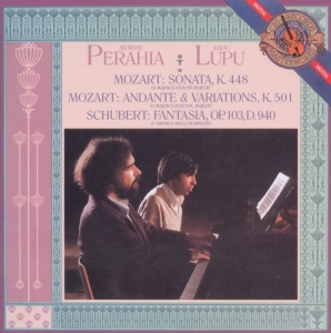 Perahia Murray - Mozart: Sonata In D Major For Two Pianos, K. 448 Schubert: Fantasia In F Minor For Piano, Four Hand ryhmässä CD @ Bengans Skivbutik AB (4003199)
