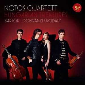 Notos Quartett - Hungarian Treasures - Bartók, Dohnányi, Kodály ryhmässä CD @ Bengans Skivbutik AB (4006561)