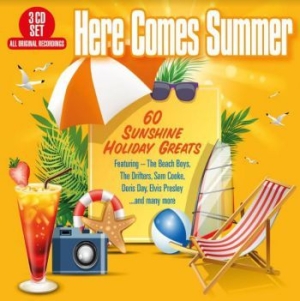 Various Artists - Here Comes The Summer - 60 Sunshine ryhmässä CD @ Bengans Skivbutik AB (4014135)