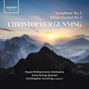 Gunning Christopher - Symphony No. 5 & String Quartet No. ryhmässä CD @ Bengans Skivbutik AB (4017843)