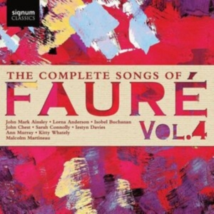 Faure Gabriel - The Complete Songs Of Faure, Vol. 4 ryhmässä CD @ Bengans Skivbutik AB (4017844)