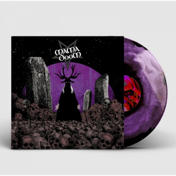 Mama Doom - Ash Bone Skin N Stone (Purple/Black ryhmässä VINYYLI / Myydyimmät @ Bengans Skivbutik AB (4034392)