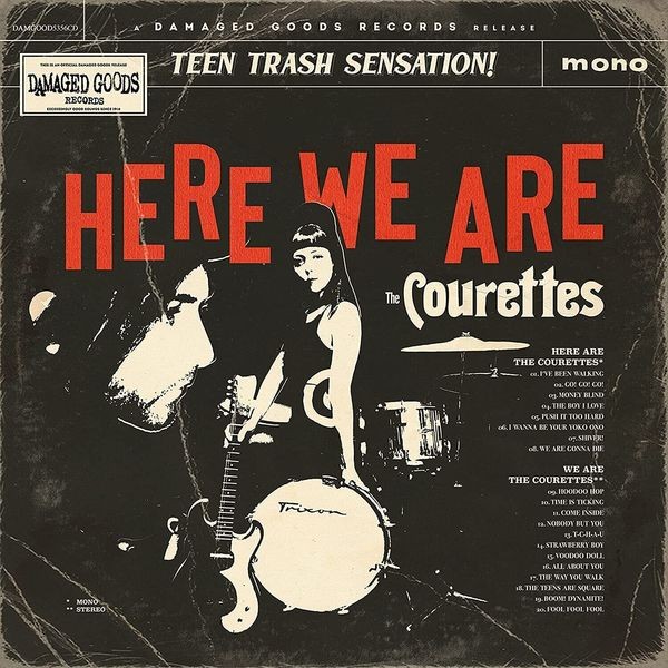 The Courettes - Here We Are The Courettes ryhmässä CD / Rock @ Bengans Skivbutik AB (4035599)