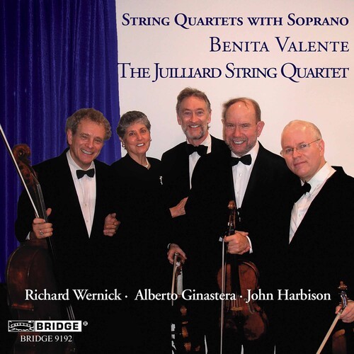 Wernick/Ginastera - String Quartets With Sopr ryhmässä CD / Myydyimmät @ Bengans Skivbutik AB (4045396)