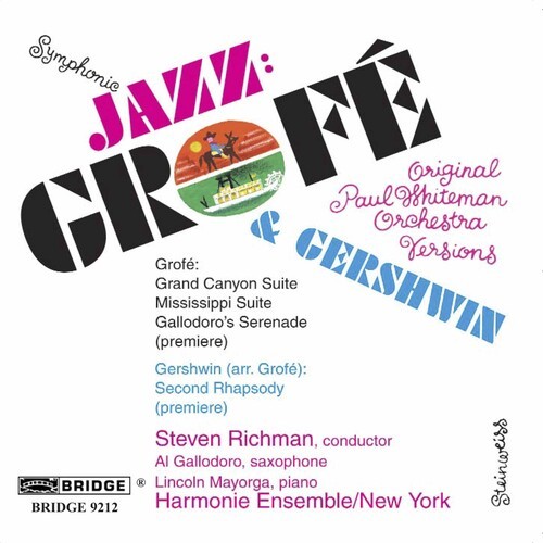 Harmonie Ensemble New York - Symphonic Jazz ryhmässä CD / Övrigt @ Bengans Skivbutik AB (4045431)