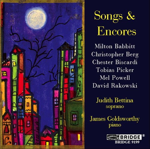 Bettina/Goldsworthy - Songs & Encores ryhmässä CD / Klassiskt @ Bengans Skivbutik AB (4047823)