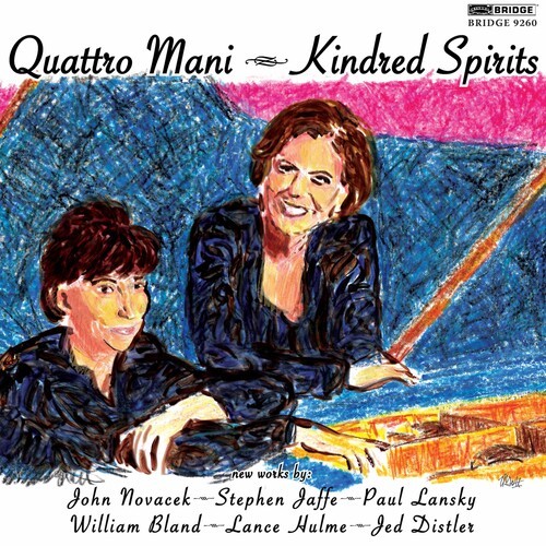 Grace/Rybak - Quattro Mani - Kindred Spirits ryhmässä CD / Klassiskt @ Bengans Skivbutik AB (4047890)