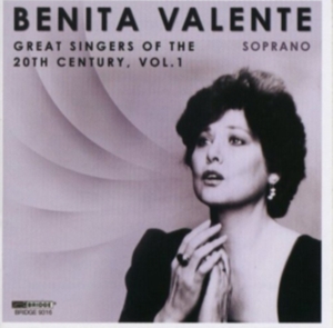 Valente Benita - Great Singers Of The 20Th ryhmässä CD @ Bengans Skivbutik AB (4048033)