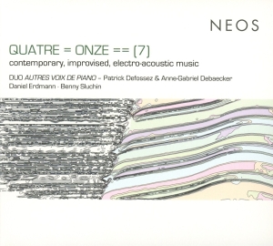 Duo Autres Voix De Piano - Quatre Onze 7: Contemproary, Improvised, Electro-Acoustic Music ryhmässä CD @ Bengans Skivbutik AB (4050262)