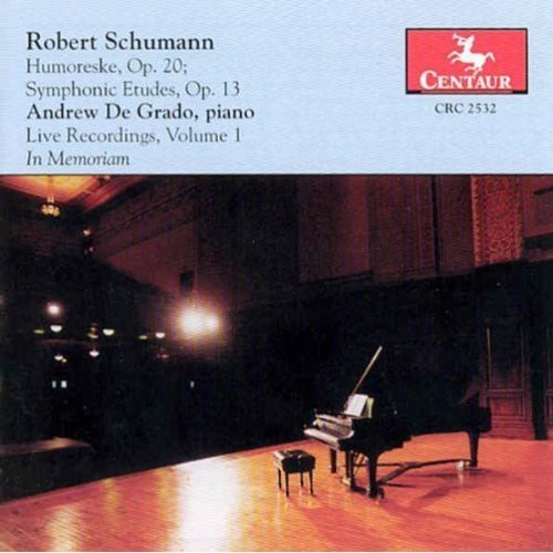 Robert Schumann - Humoreske Op.20 ryhmässä CD / Klassiskt @ Bengans Skivbutik AB (4050516)