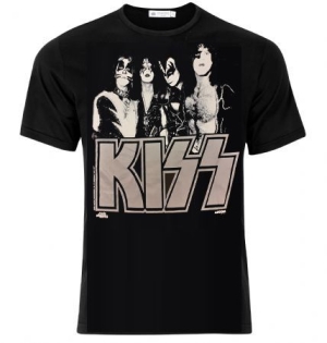 Kiss - Kiss T-Shirt 1976 Silver Logo ryhmässä MERCH @ Bengans Skivbutik AB (4062883)