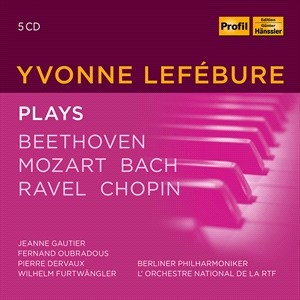 Johann Sebastian Bach Ludwig Van B - Yvonne Lefébure Edition (5Cd) ryhmässä CD @ Bengans Skivbutik AB (4069629)