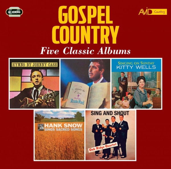 Various Artists - Country Gospel - Five Classic Album ryhmässä CD / Myydyimmät @ Bengans Skivbutik AB (4073879)