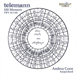 Telemann Georg Philipp - 100 Menuets Twv 34:1-100 ryhmässä Externt_Lager / Naxoslager @ Bengans Skivbutik AB (4073966)