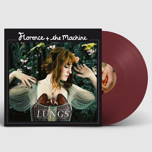 Florence + The Machine - Lungs (Red Vinyl) ryhmässä VINYYLI / Pop @ Bengans Skivbutik AB (4076293)