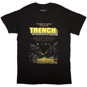 Twenty One Pilots - Trench Cliff Uni Bl T-Shirt ryhmässä Minishops / Twenty One Pilots @ Bengans Skivbutik AB (4085517r)