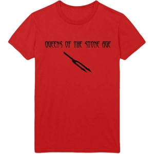 Queens Of The Stone Age - Deaf Songs Uni Red T-Shirt  (2XL) ryhmässä -Start Tshirt @ Bengans Skivbutik AB (4097087)